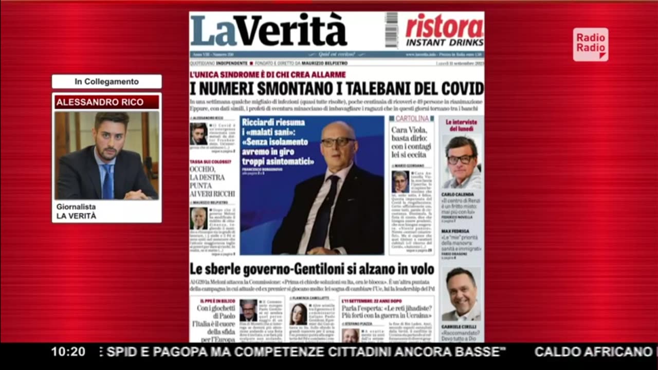 🔴 Punto & Accapo, la rassegna stampa di Francesco Borgonovo - 11 Settembre 2023