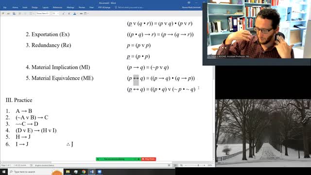 Lessons in Logic 41: More Equivalence Rules for Proofing!