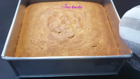Traditional Banana Sponge Cake Recipe