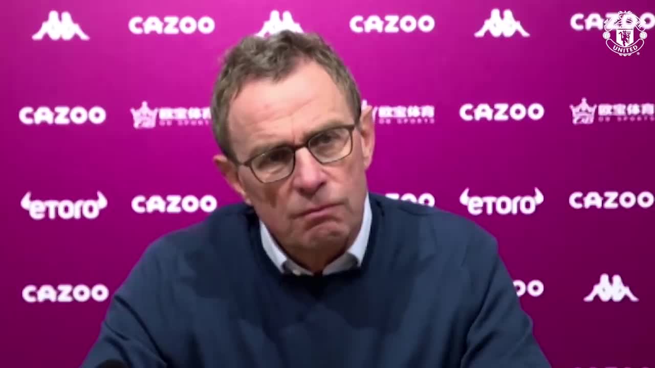 Ralf Rangnick | Post Match Press Conference | Aston Villa 2-2 Manchester United | Premier League