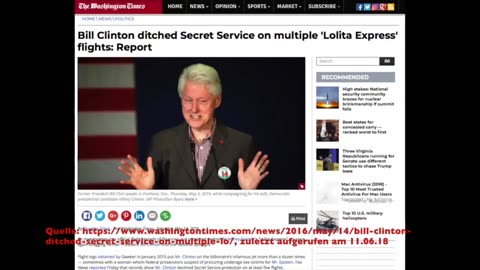 Die okkulte Elite: 10 Pizzagate, Clinton Foundation und Jeffrey Epstein