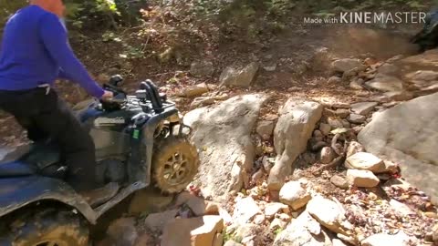 Windrock ATV Park - Rocks, Mud and Steep Climbs Day 3 Trail 38