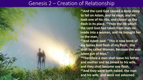 Genesis 2 - Creation of Relationship