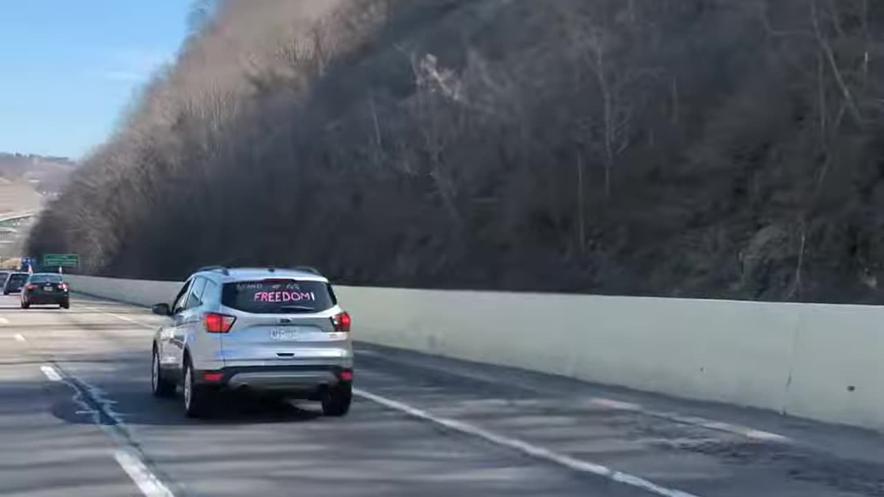 Freedom Convoy in the Mountains