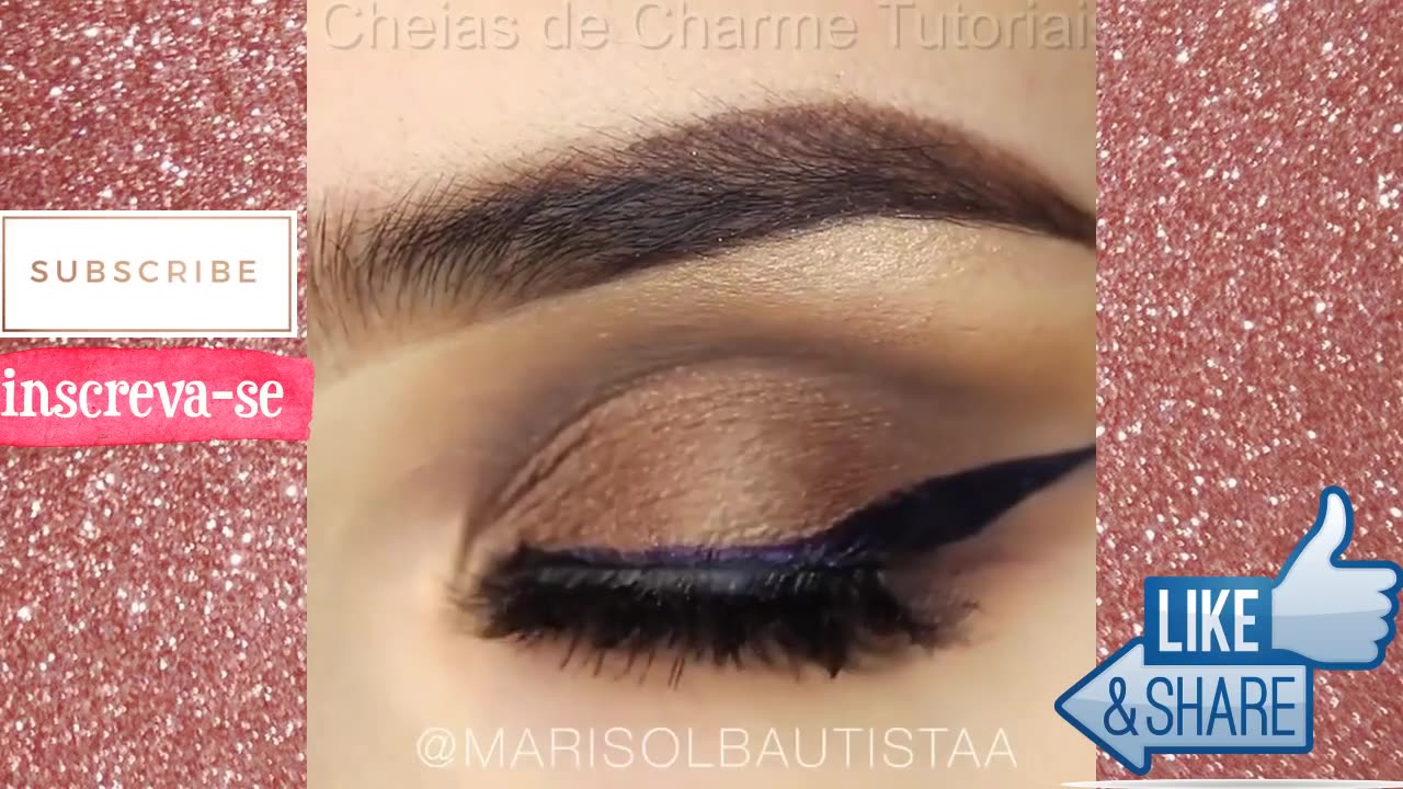 Os Melhores Tutoriais de Maquiagem para os olhos / Glam Makeup Tutorial Compilation