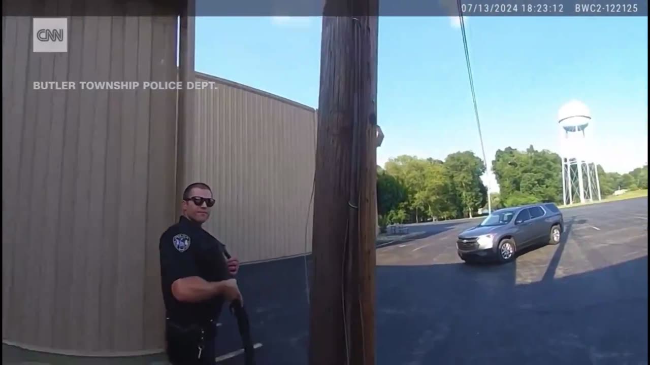 MUST WATCH: Butler Police officer on Body Cam video before Trump assassination attempt