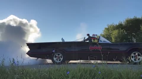 Close-up look, insane Batmobile built by Ohio man