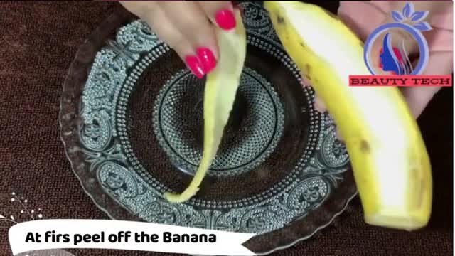 Banana Face mask glowing skin at home | #Shorts1 |Beautytech