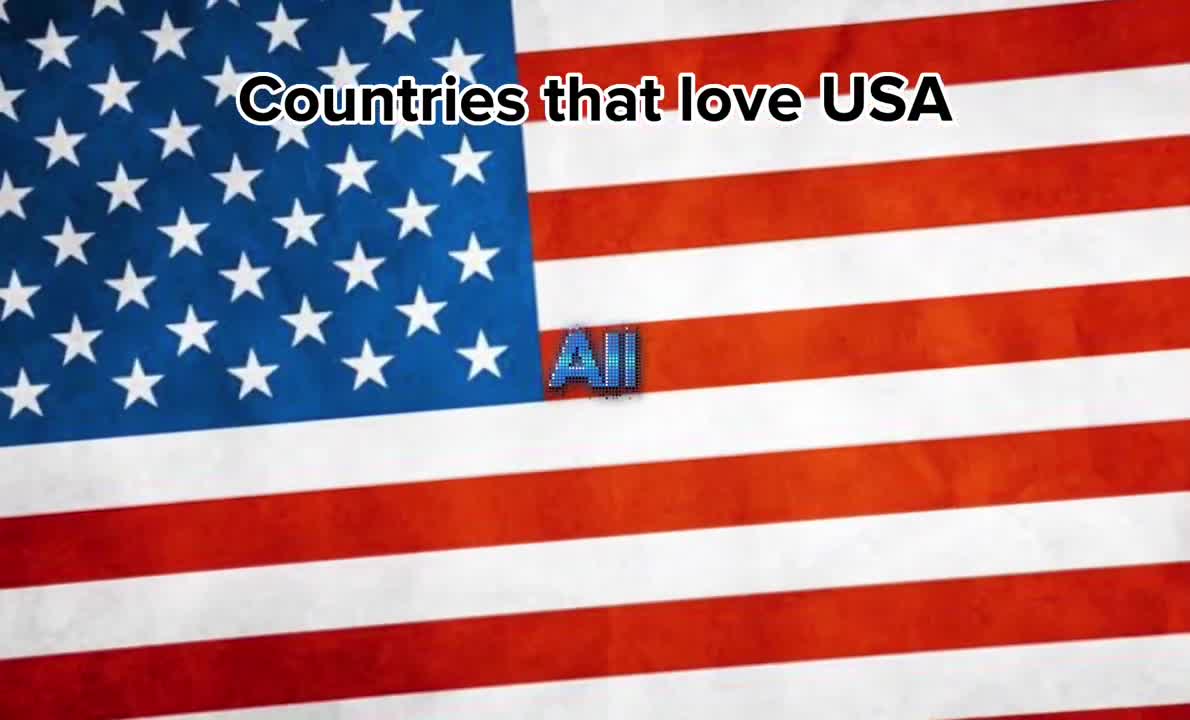 Countries that love USA ????