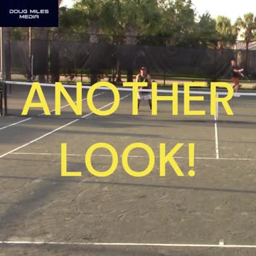 BACKHAND WINNER DOWN THE LINE!