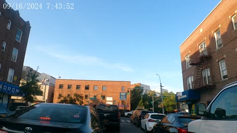 Toyota runs stop sign almost causing accident