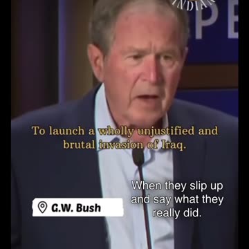 When they slip up and say what they really did.