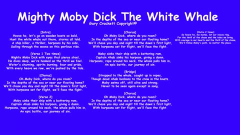 Mighty Moby Dick The White Whale