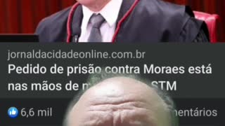 Pedido de prisão de Moraes está nas mãos de militares do Superior Tribunal Militar STM