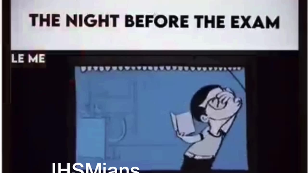 The Night before the exam😥ðŸ˜