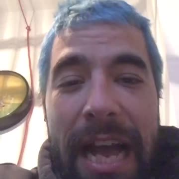 Clément Jacques et son chien