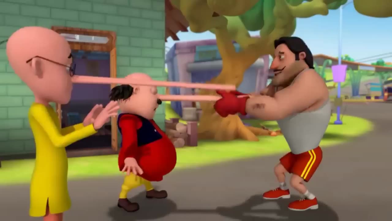 Motu Patlu | Motu patlu ki lambi naak