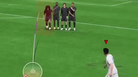 overpowered FIFA freekick Technique