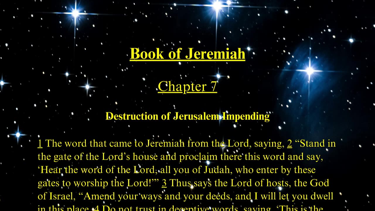 Christian Meme Video: Jeremiah Chapter 7 (04/07/2024)