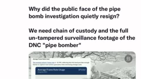 FBI Releases Impossible 1 FPS Video of the DC “Pipe Bomber”- Impeach Merrick Garland Now!