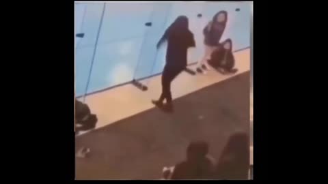 Girl vs Wall