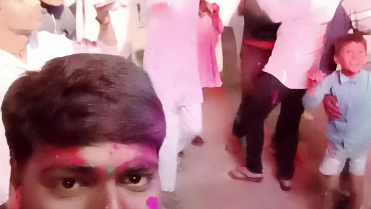 Holi party in India