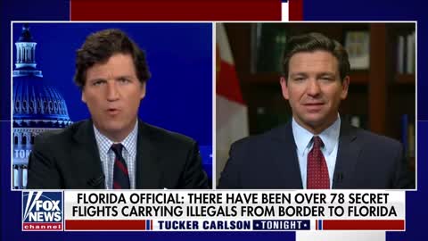 DeSantis reacts to Biden secretly forcing illegals into Florida