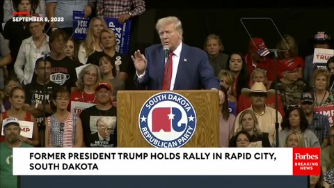 The former president of USA- speech in South Dakota