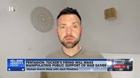 Jack Posobiec: "Turns out the Pentagon is very very excited about the canceling of Tucker Carlson by Fox News"