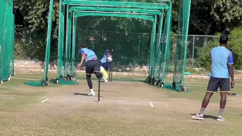 Practice with ranji team