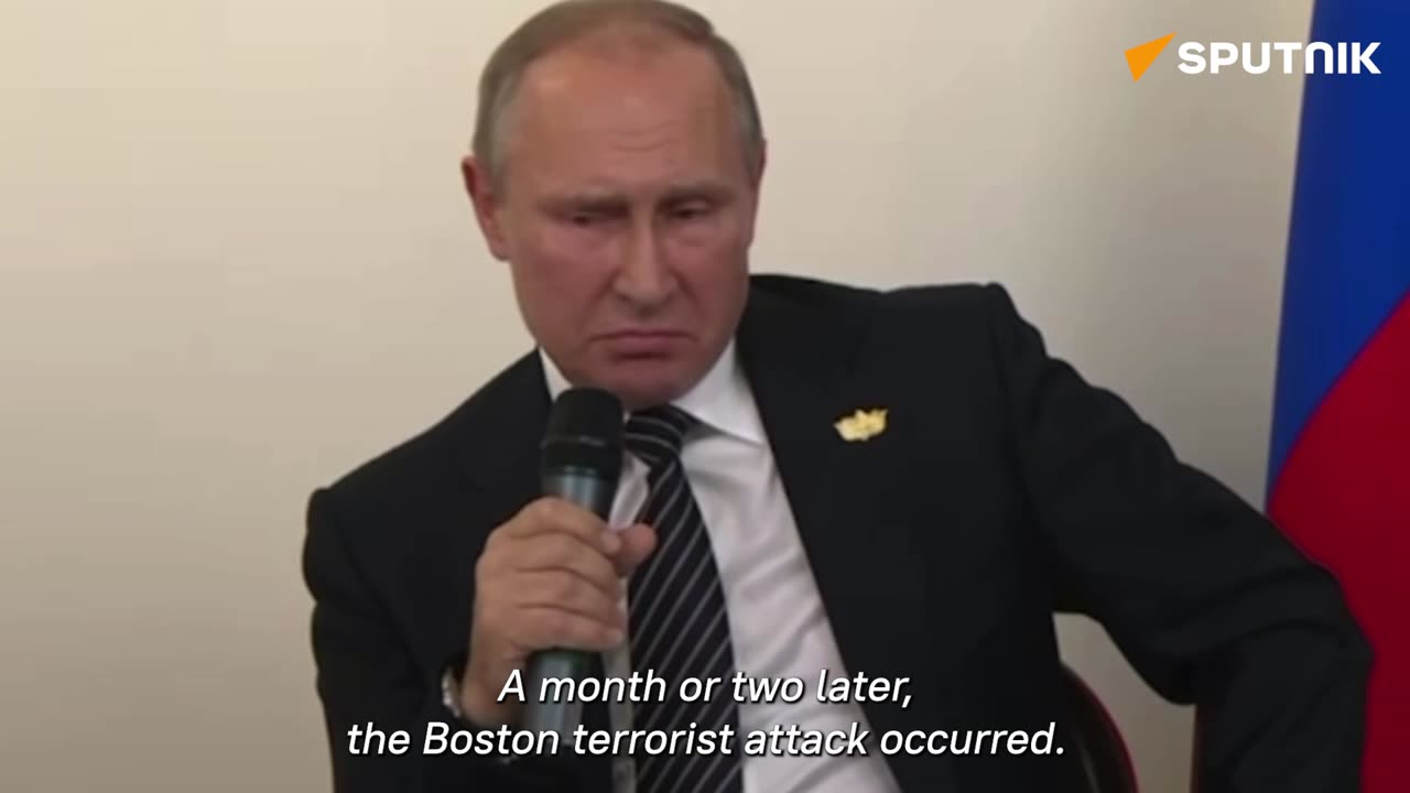 Putin on Boston Marathon Bombing