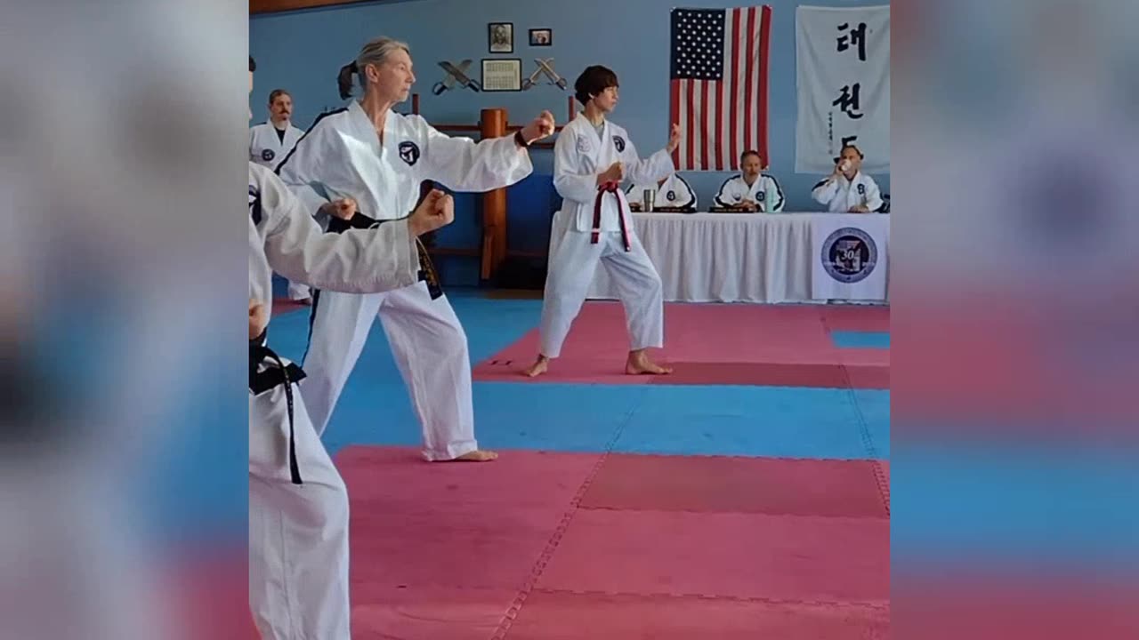 My 1st degree black belt testing