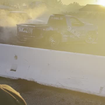 @ISMAELJAY's Town Country Silverado leaking some coolant after in burnout pit! #shorts