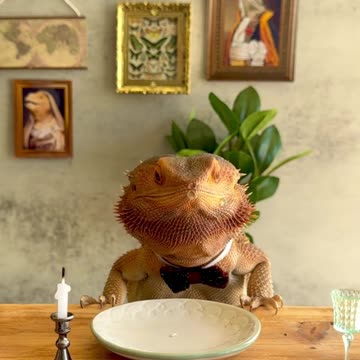 So elegant and excellent table manners too 😍