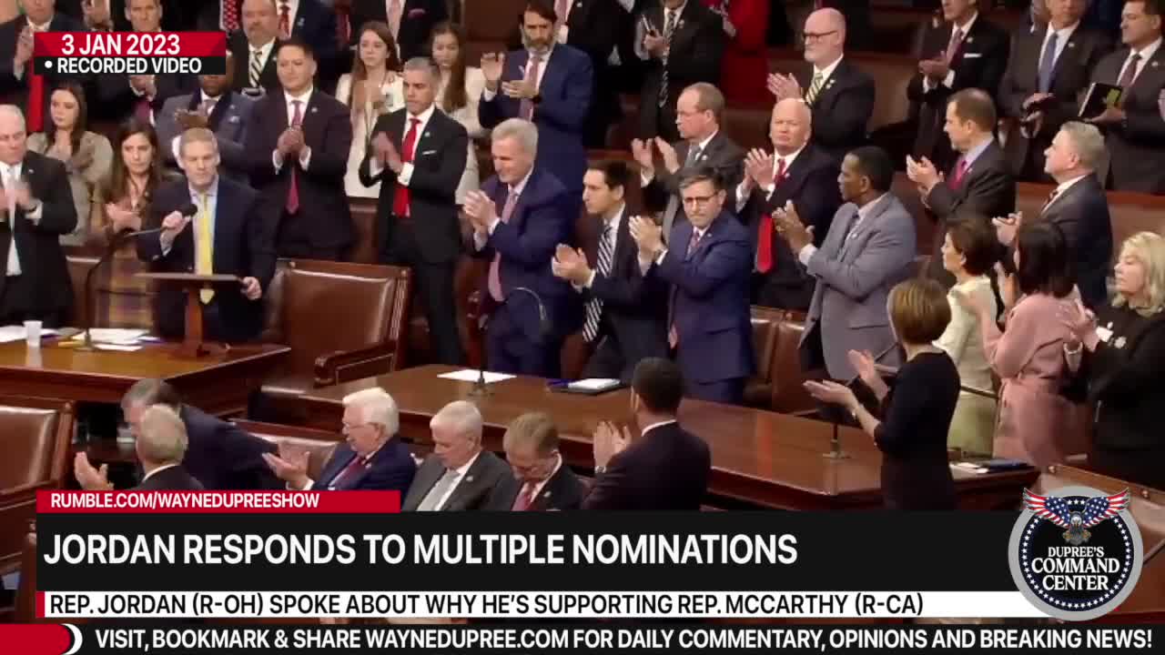 Jordan Responds To Multiple Nominations For House Speaker