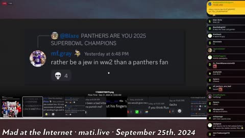 the official NFL discord - Mad at the Internet (September 24, 2024)