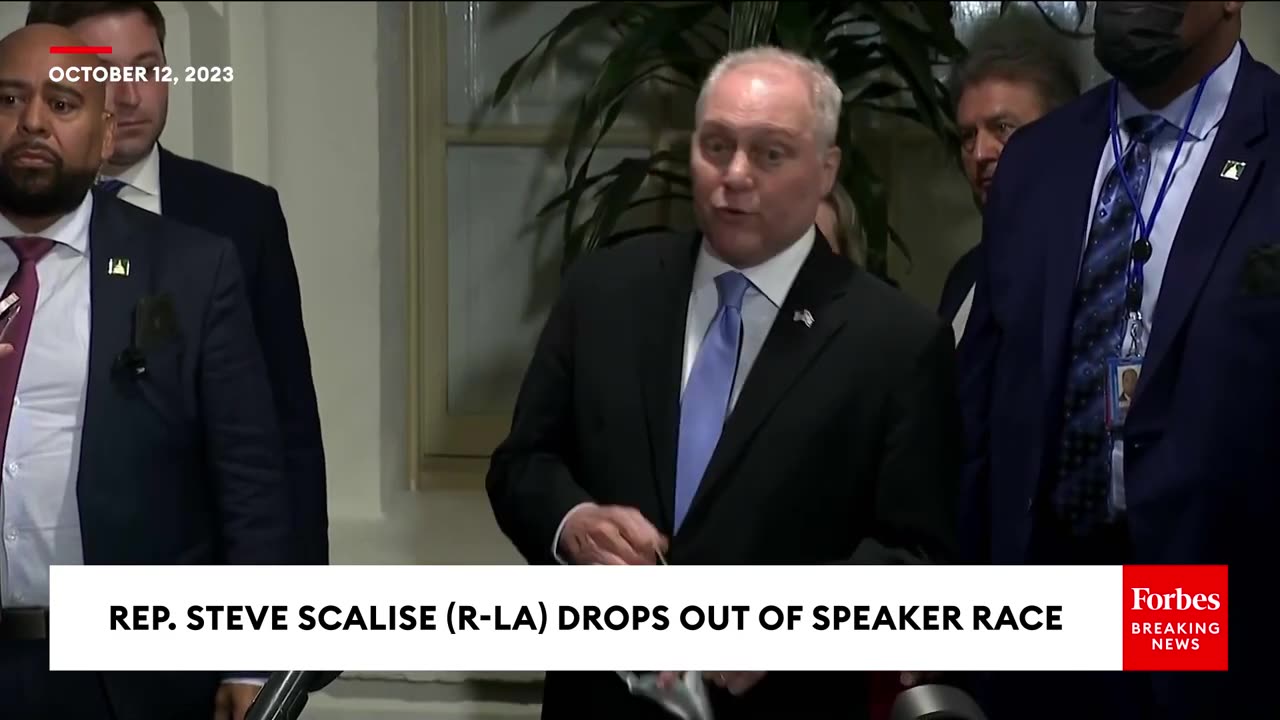 BREAKING: Steve Scalise Drops Out of Speaker Race