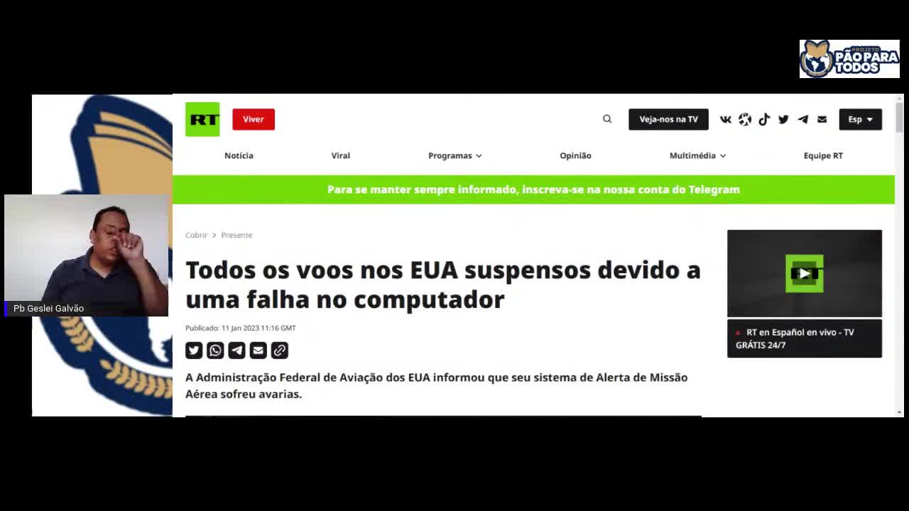 URGENTE ❗ CONFORME FALAMOS TÁ ACONTECENDO