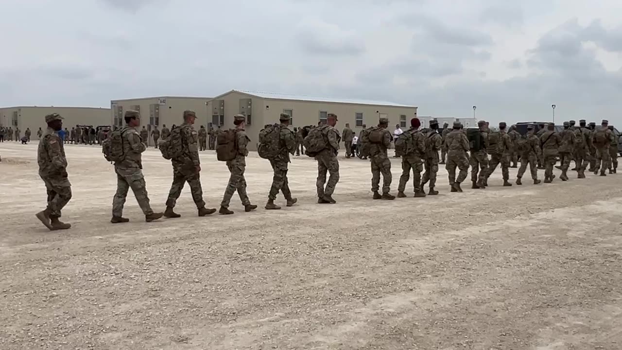 On May 31st 2024 I visited the new Texas military base along the Rio Grande