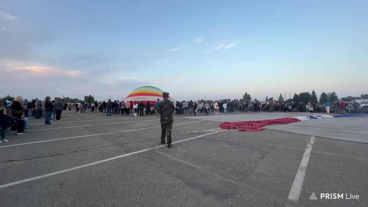 Live - Clovis Fest 2023 - Hot Air Balloon Takeoff