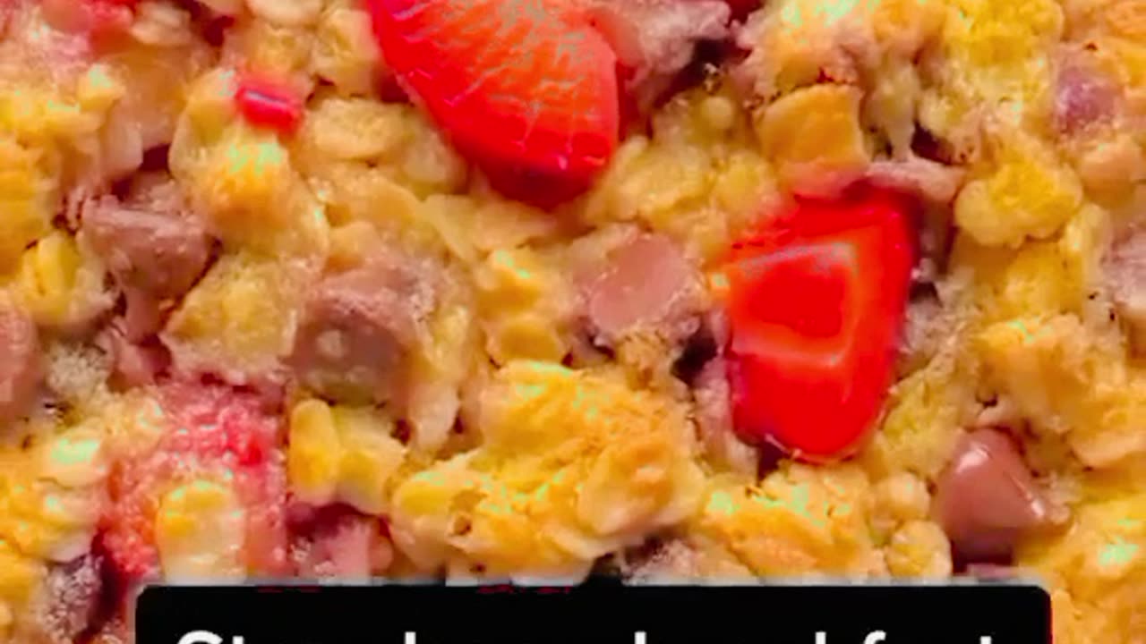 Oatmeal, Strawberry and Chocolate Chip Cookie