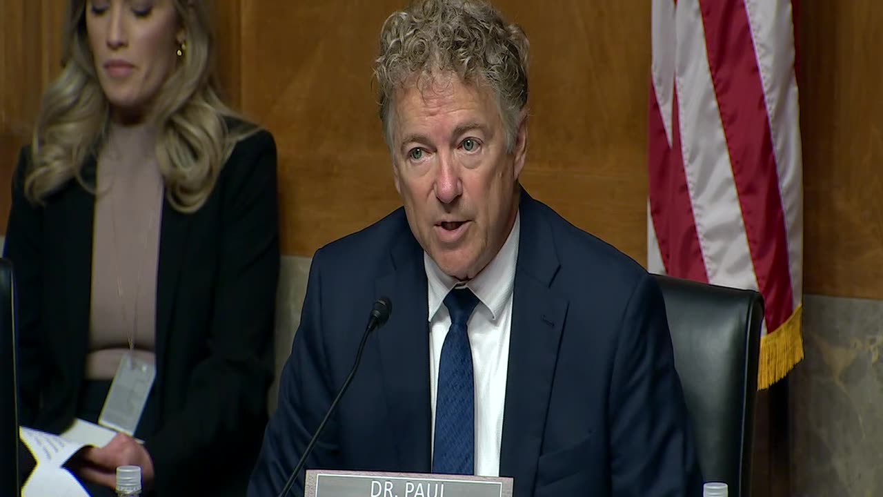 Dr. Paul Delivers Opening Remarks at Risky Research Hearing