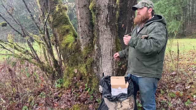 Setting Up A Trail Cam In The Pouring Rain!