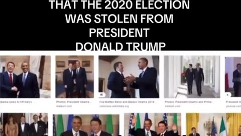 Italian & US Intel testimony about the 2020 election.