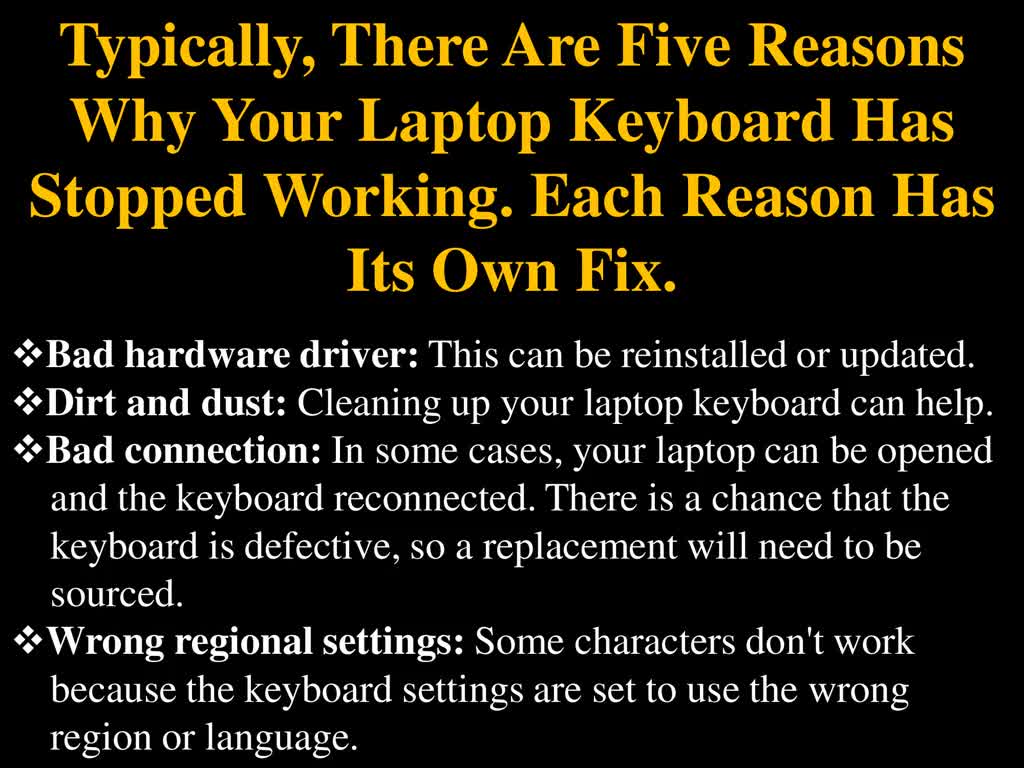 Simple Ways To Resolve HP Laptop Keyboard Not Working