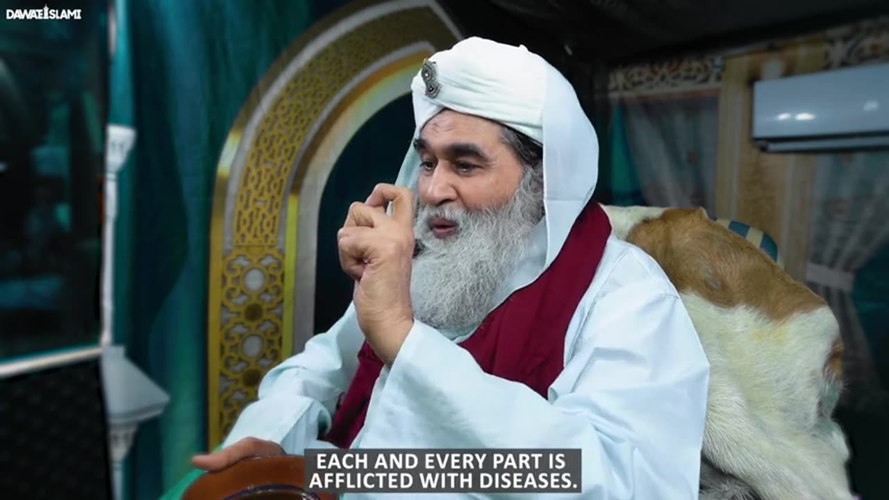 مریض کی عیادت مولانا الیاس قادری