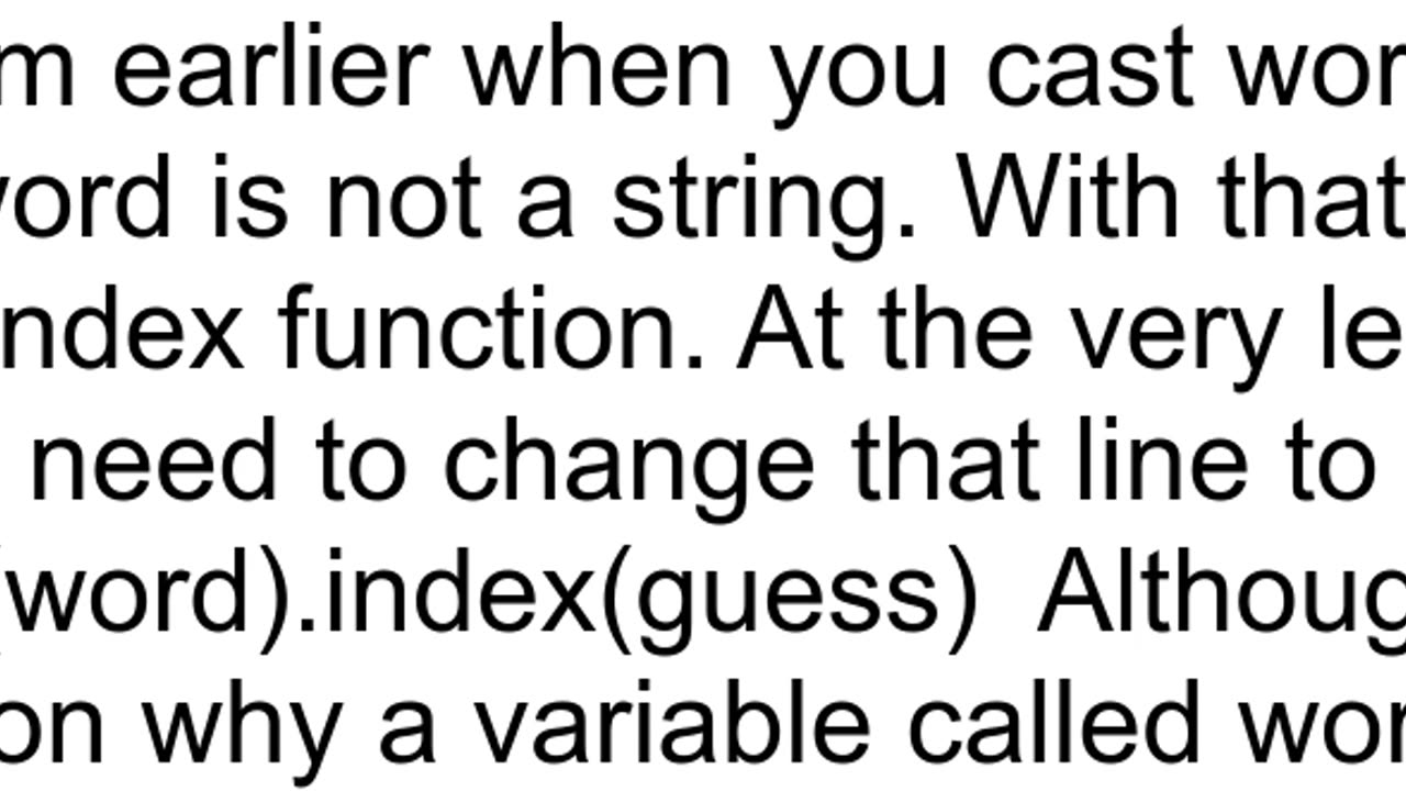 AttributeError 39int39 object has no attribute 39index39 python