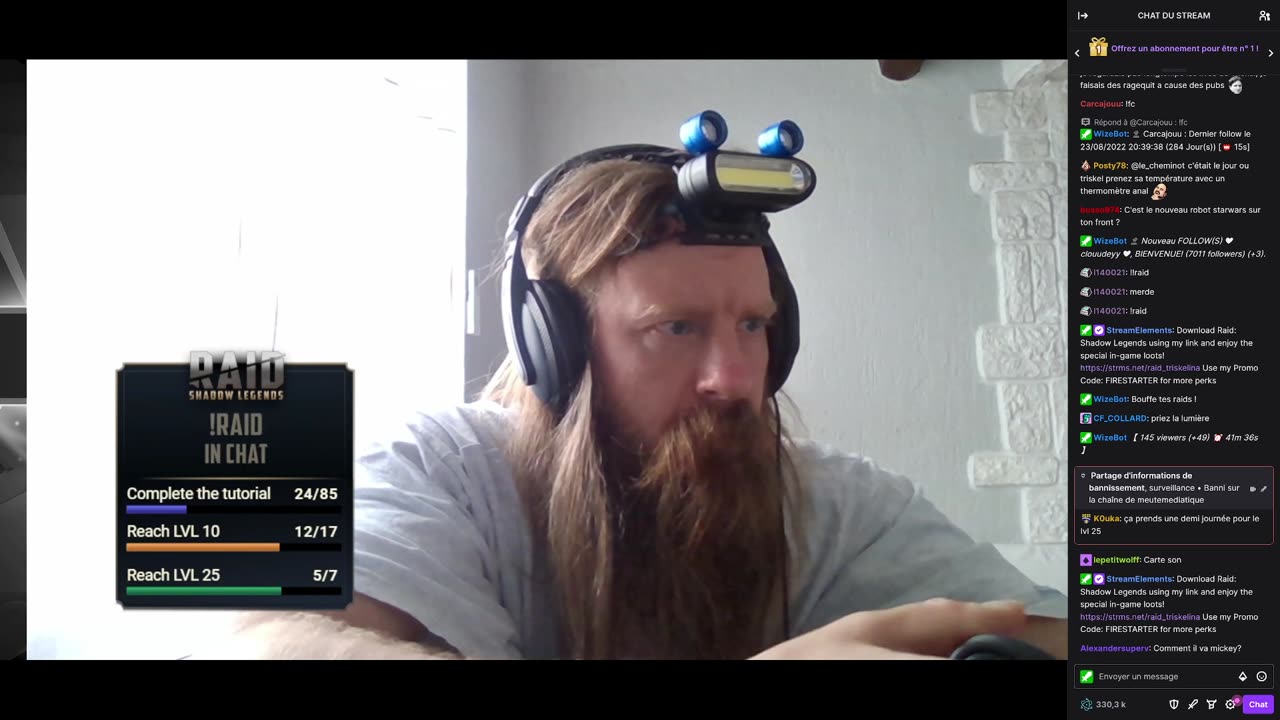 2023-06-04 (2bis.1) - Tentative de brancher un micro + abandon - Twitch Triskelina (avec chat)