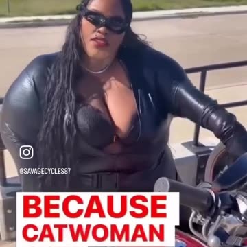 Leather Clad Catwoman