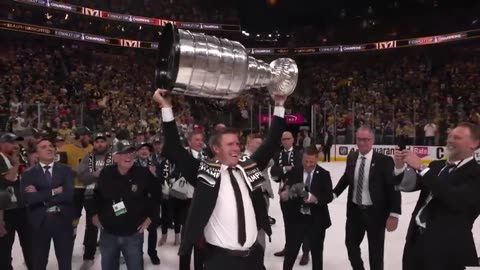 Vegas Golden Knights 2023 Stanley Cup Trophy Presentation